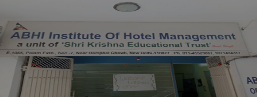 Abhi Institute Of Hotel Management, Dwarka Admission 2024