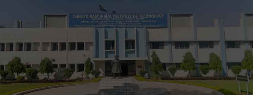 Chhotu Ram Rural Institute Of Technology - Department Of Architecture, New Delhi Admission 2024