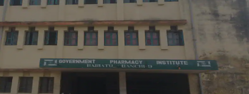 Government Pharmacy Institute, Ranchi Admission 2024