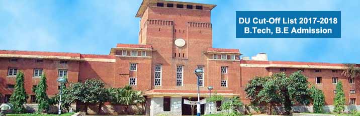 Delhi University B.Tech, B.E. Admission 2025